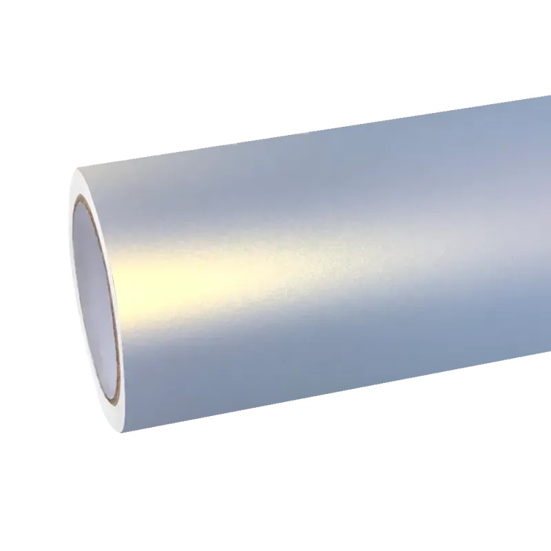 Tesla Glossy Magic Gold Blue Car Vinyl Wrap