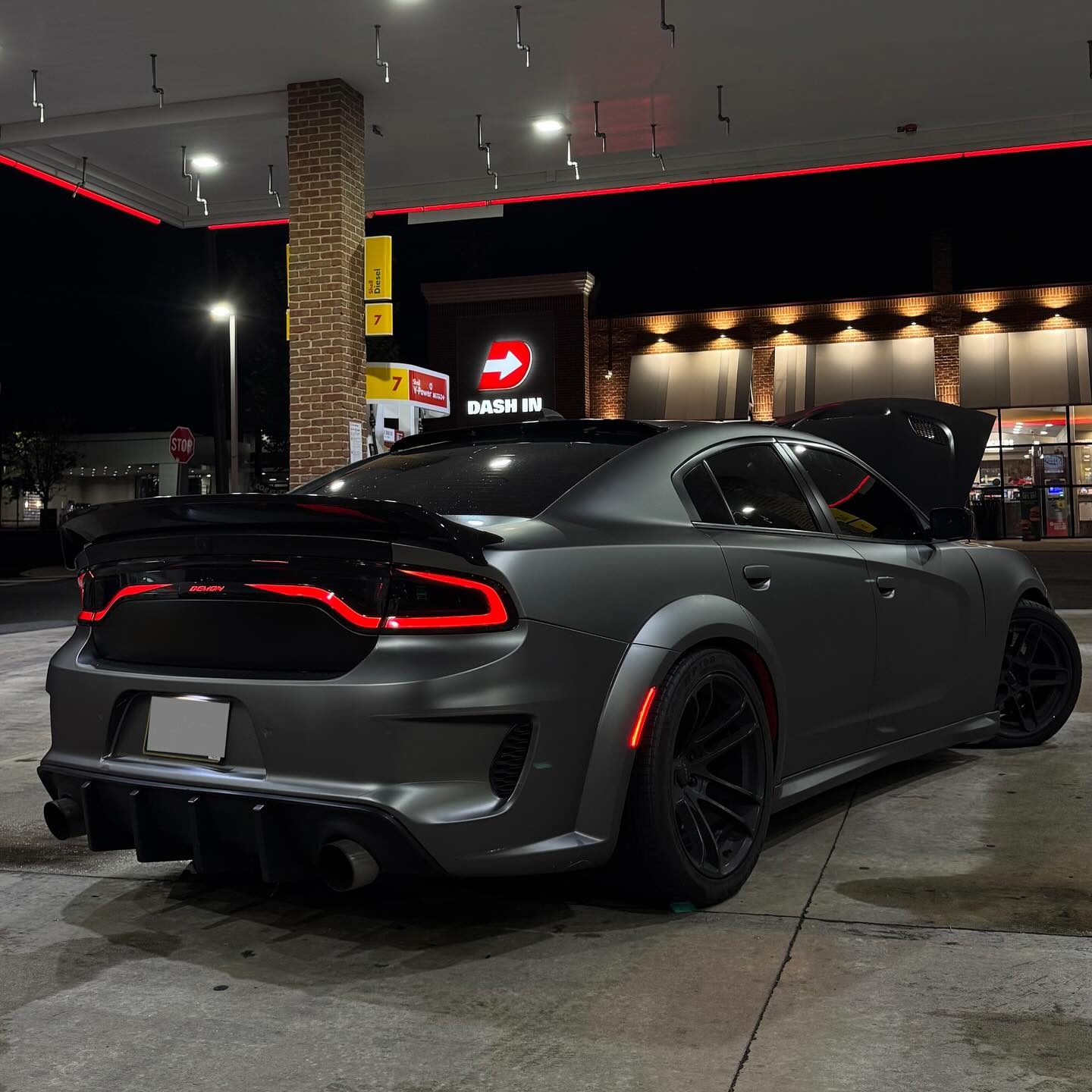 PET Matte Metallic AMG Grey Car Vinyl Wrap