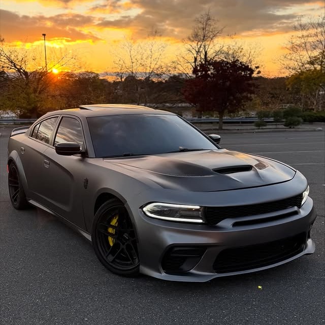 PET Matte Metallic AMG Grey Car Vinyl Wrap