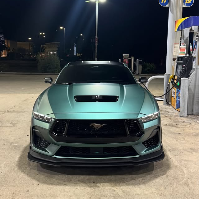 Ultra-Matte Midnight Green Car Vinyl Wrap
