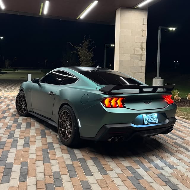 Ultra-Matte Midnight Green Car Vinyl Wrap