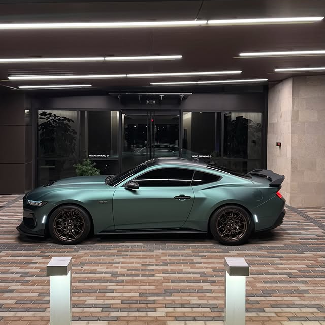 Ultra-Matte Midnight Green Car Vinyl Wrap