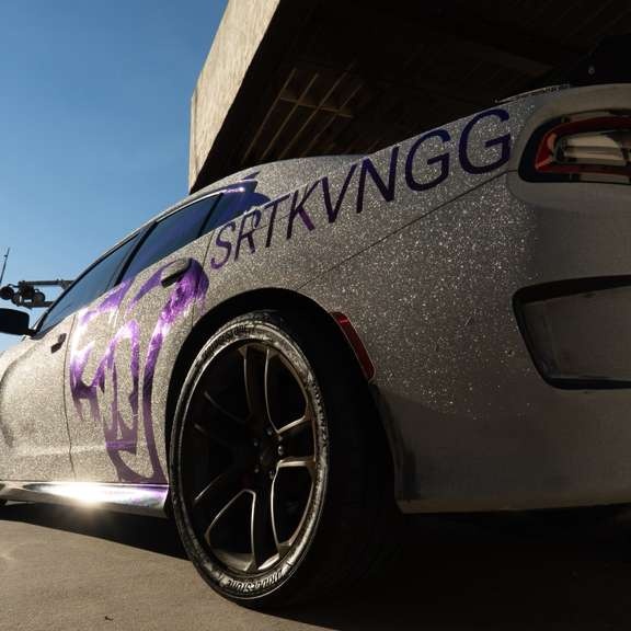 Super Diamond Sliver Car Vinyl Wrap