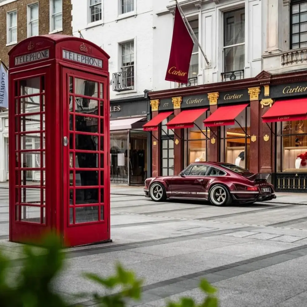 Tesla Gloss PET Cherry Red Car Vinyl Wrap