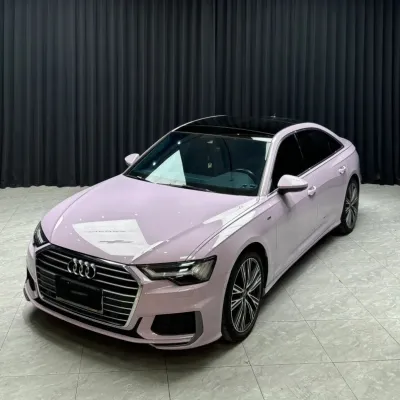 Misty Gray Purple Car Vinyl Wrap 02