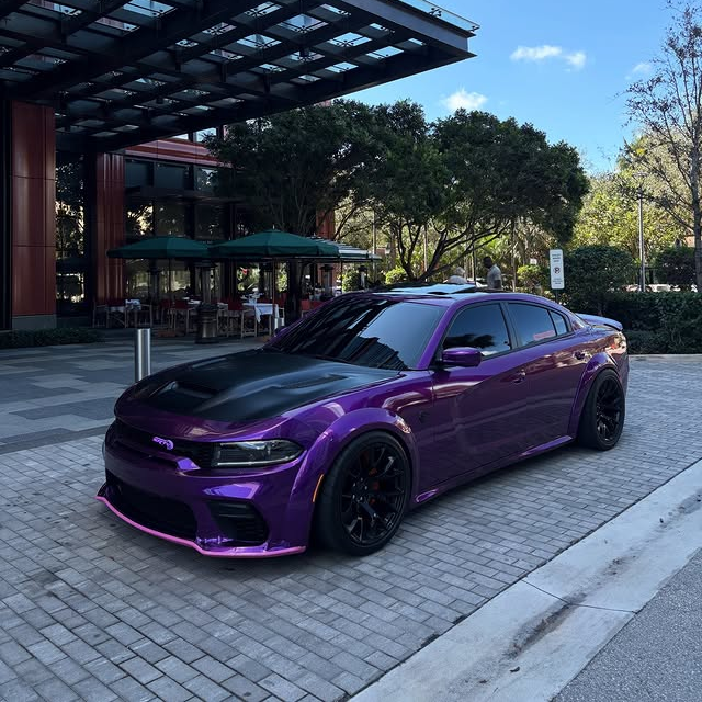 Gloss Metallic Grape Purple Car Vinyl Wrap