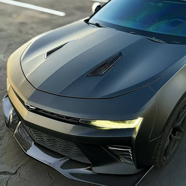 Matte Black Car Vinyl Wrap