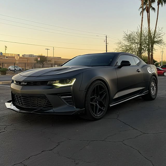Matte Black Car Vinyl Wrap