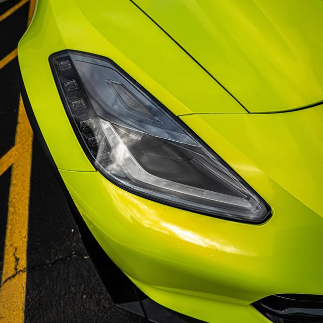 BMW Gloss Magic Gold Fluorescence Car Vinyl Wrap