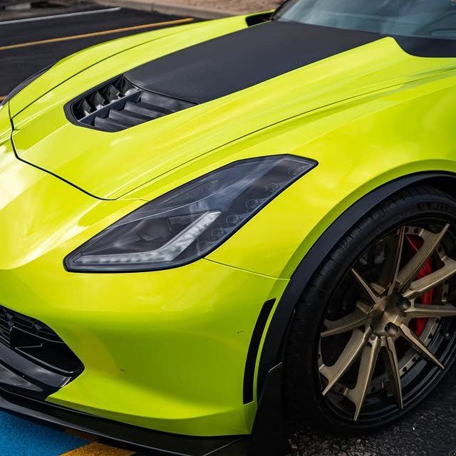 BMW Gloss Magic Gold Fluorescence Car Vinyl Wrap