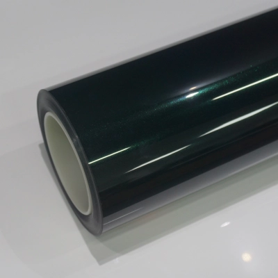 TPU Super Gloss Emerald Green PPF Car Vinyl Wrap 01