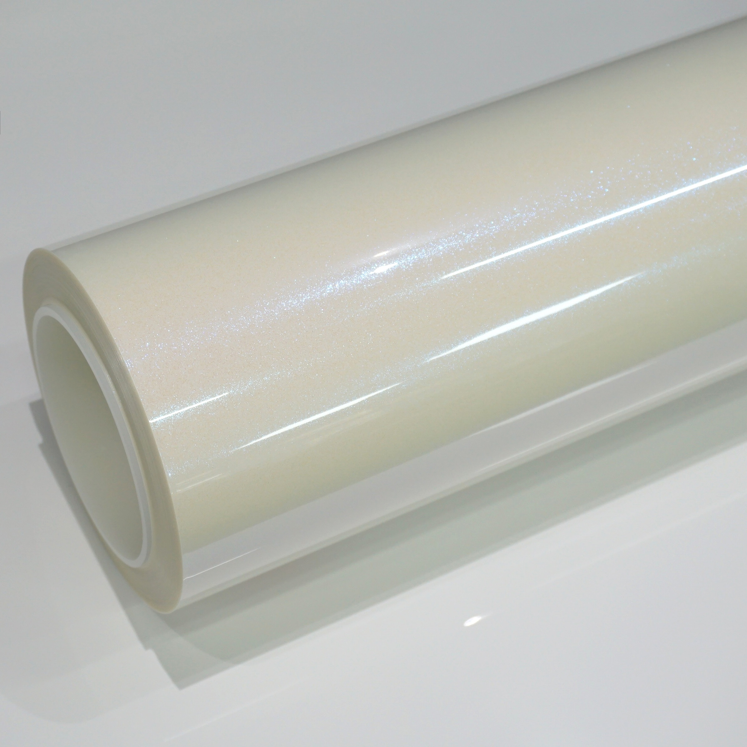 TPU Super Gloss Diamond White Blue PPF Car Vinyl Wrap