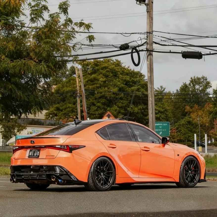 TPU Glossy Flame Copper Brown PPF Car Vinyl Wrap