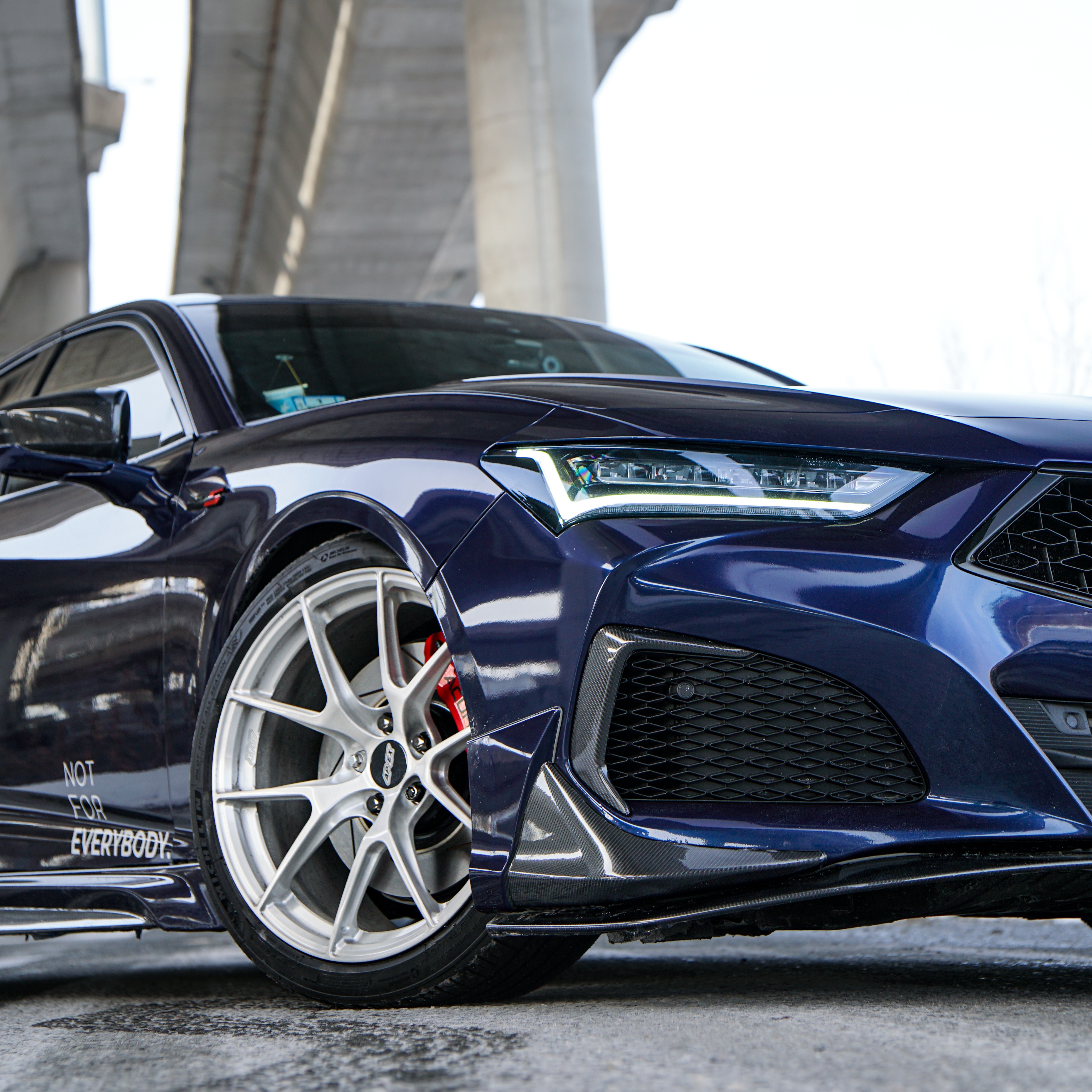 Gloss Metallic Tanzanite Blue Car Vinyl Wrap [BMW OEM Color]