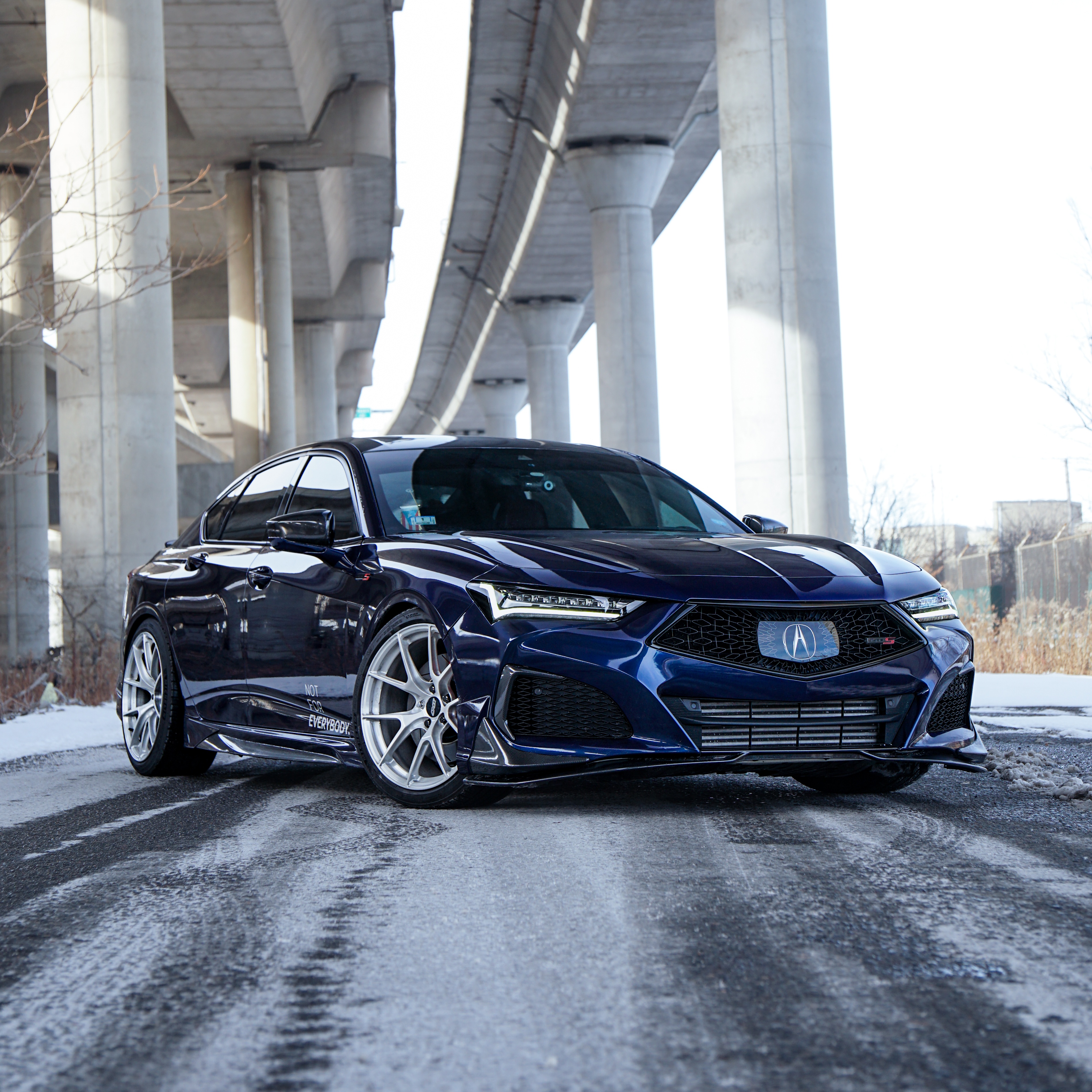 Gloss Metallic Tanzanite Blue Car Vinyl Wrap [BMW OEM Color]