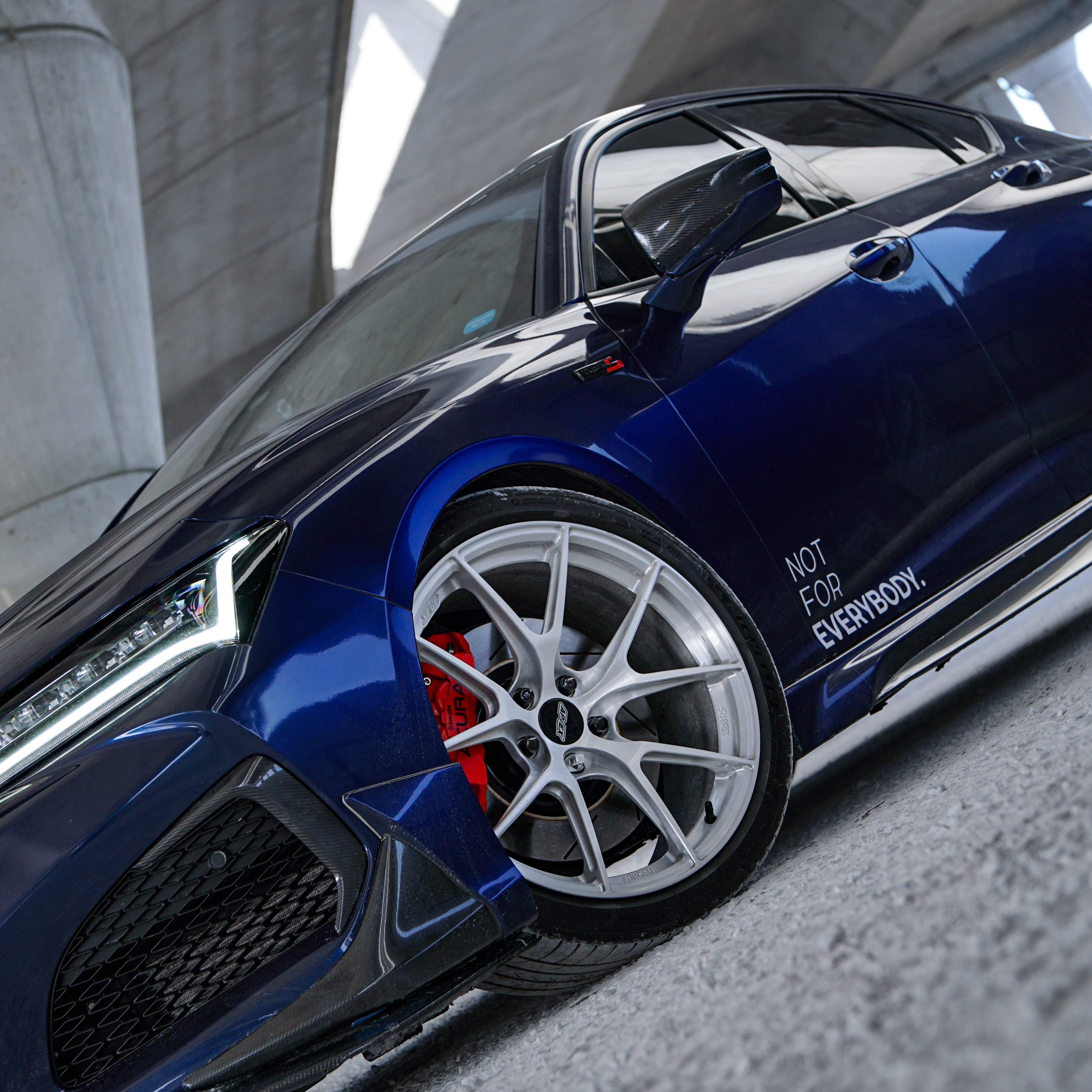 Gloss Metallic Tanzanite Blue Car Vinyl Wrap [BMW OEM Color]