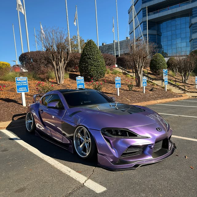 Viola Purple Car Vinyl Wrap