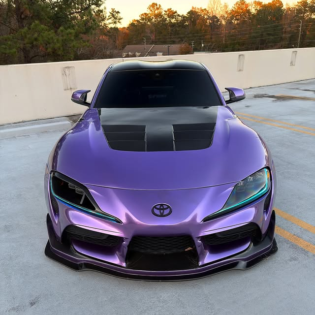 Viola Purple Car Vinyl Wrap