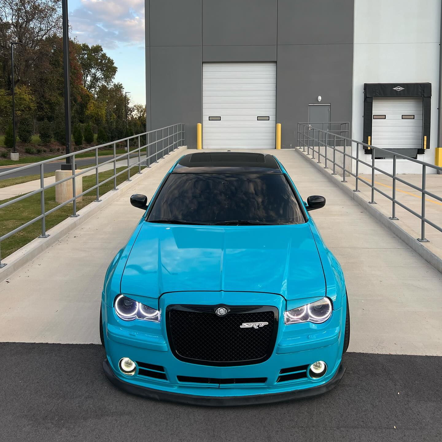 Super Gloss Miami Blue Car Vinyl Wrap