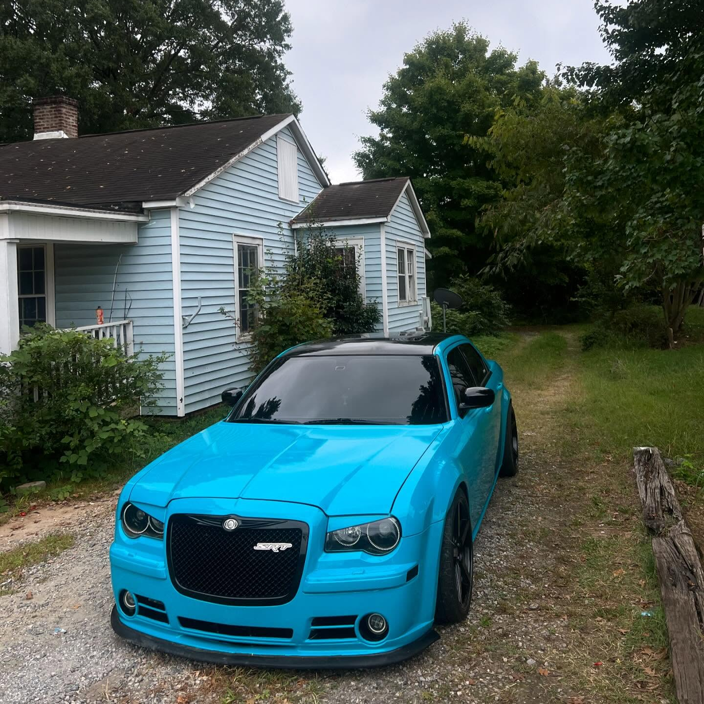 Super Gloss Miami Blue Car Vinyl Wrap