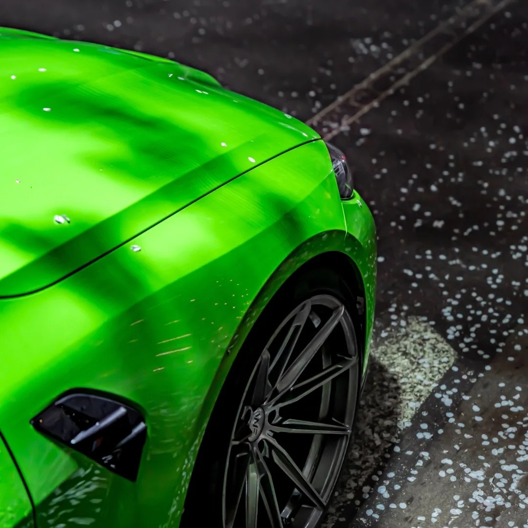 Super Gloss Viper Green Car Vinyl Wrap