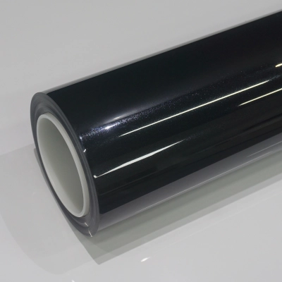 TPU Gloss Metallic Black PPF Paint Protection Film 01