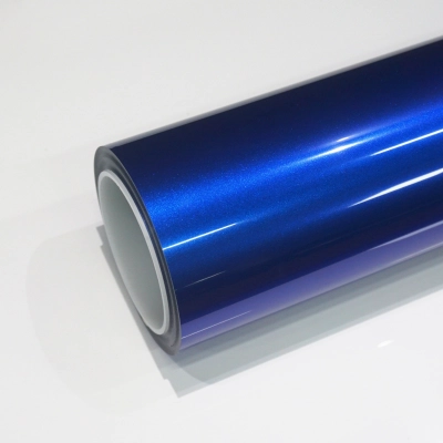 TPU Metallic Blue Paint Protection Film 01