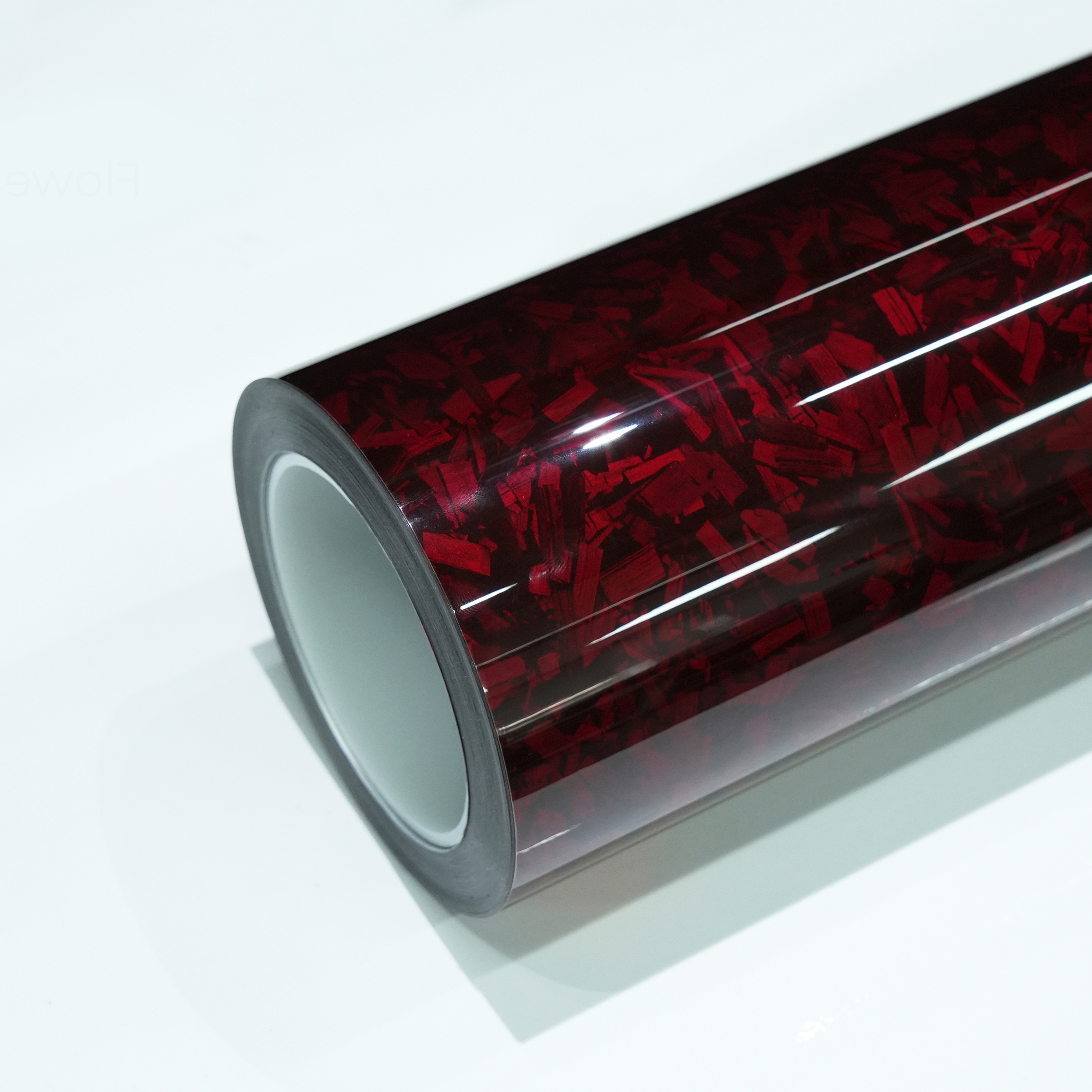 TPU Flower Carbon Red Paint Protection Film