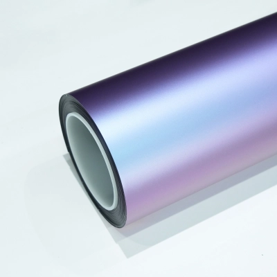 TPU Matte Purple Mist Silver Paint Protection Film 01