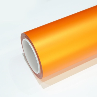 TPU Matte Shining Orange Paint Protection Film 01