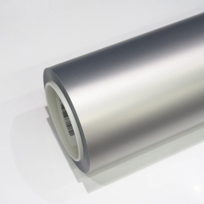 TPU Satin Aluminum Mercury Silver Paint Protection Film 01