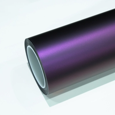 TPU Satin Black Pinot Purple Paint Protection Film 01