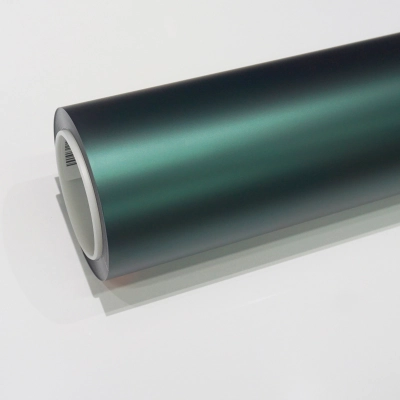 TPU Satin Venom Green Paint Protection Film 01