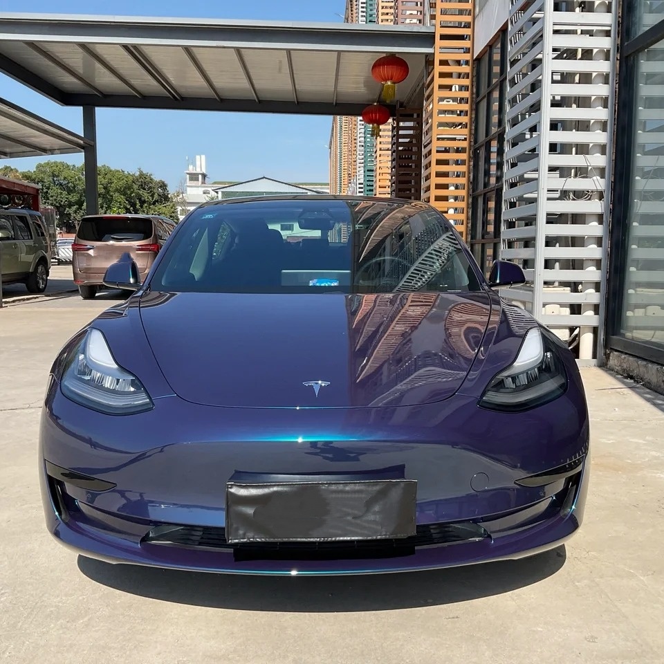 TPU Liguid Metal Blue Paint Protection Film