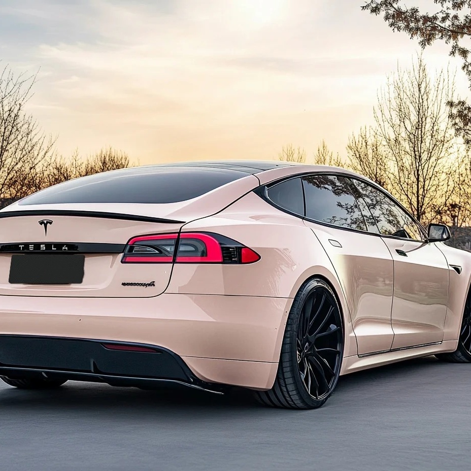 TPU liquid Metal Shell Pink Paint Protection Film