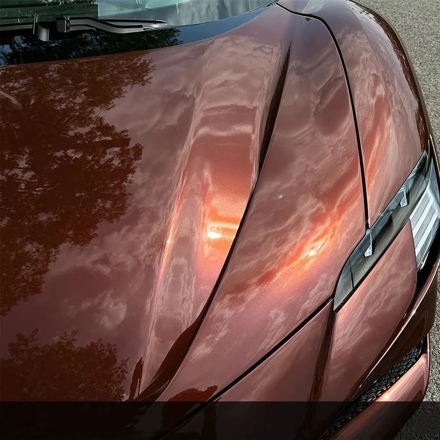 TPU Liquid Metallic Coffee Brown Paint Protection Film