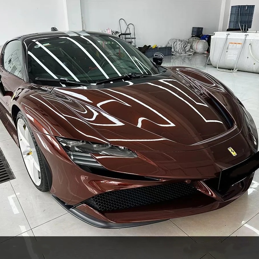 TPU Liquid Metallic Coffee Brown Paint Protection Film