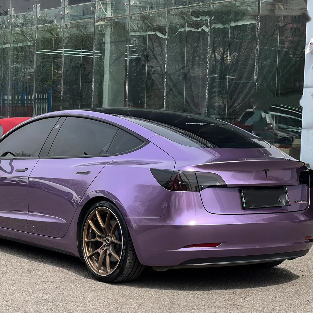 TPU Liquid Metallic Loganberry Purple Paint Protection Film