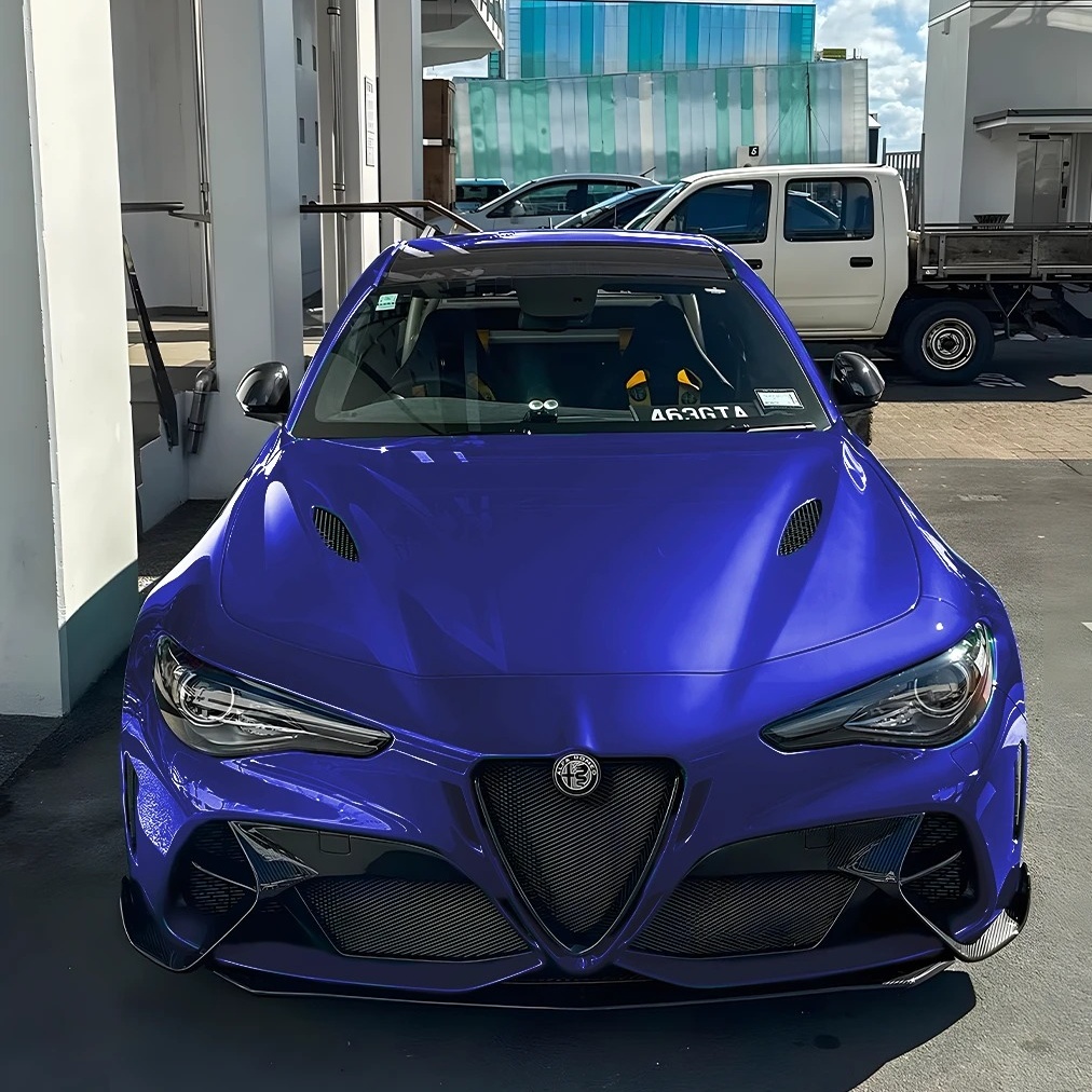 TPU Royal Spindle Blue Paint Protection Film