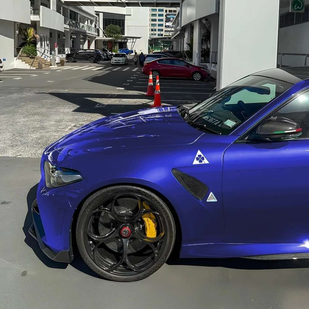 TPU Royal Spindle Blue Paint Protection Film
