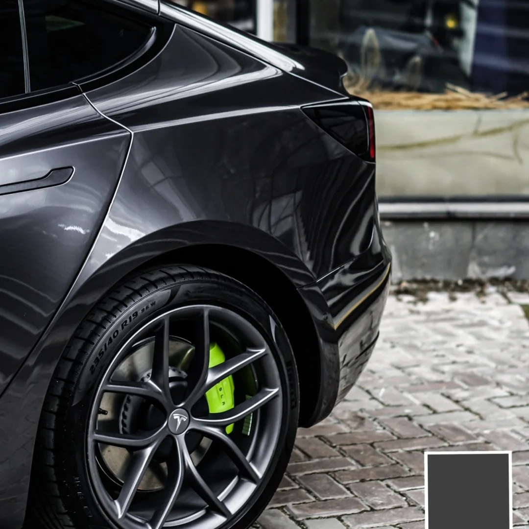 TPU Liquid Metallic Ebony Gray Paint Protection Film