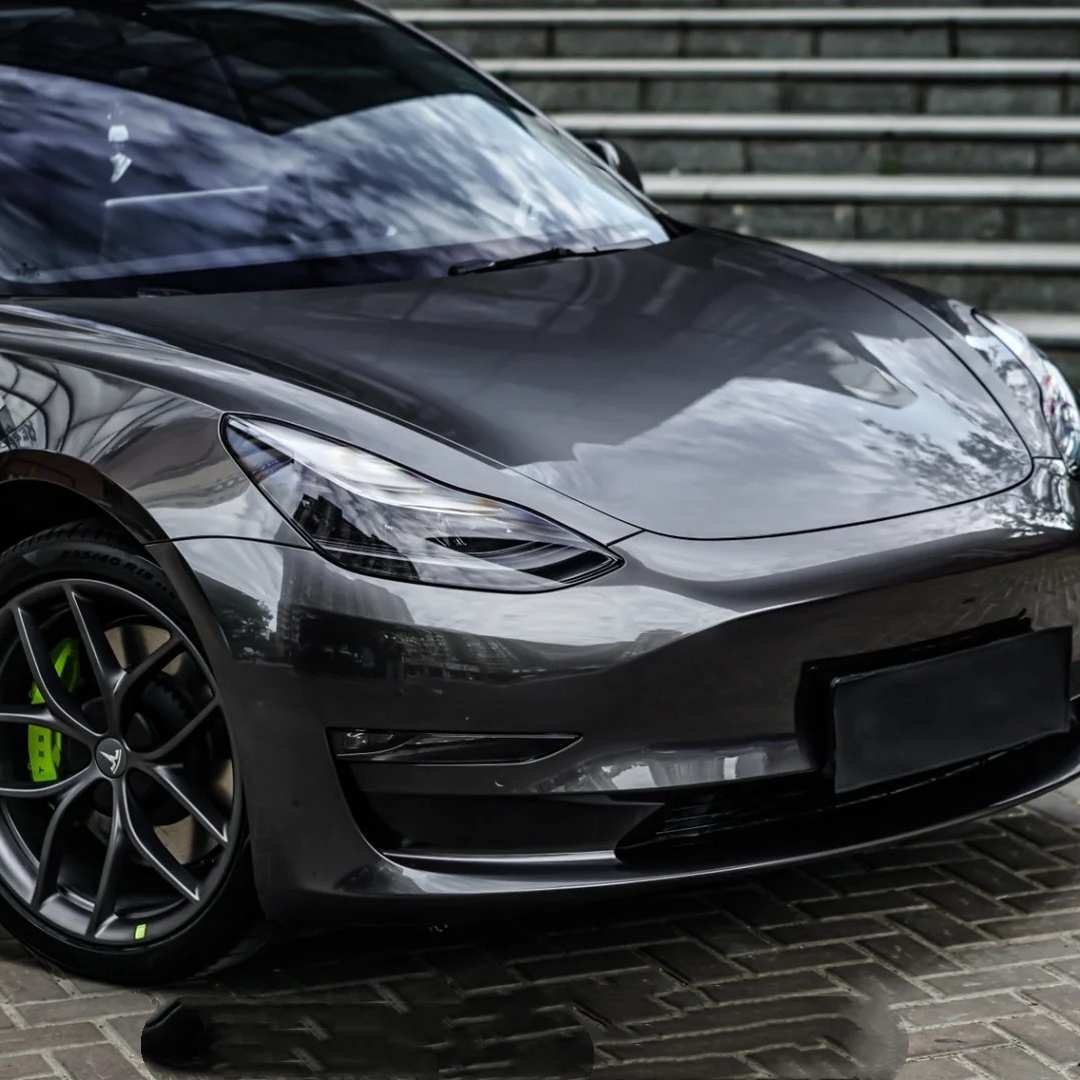 TPU Liquid Metallic Ebony Gray Paint Protection Film