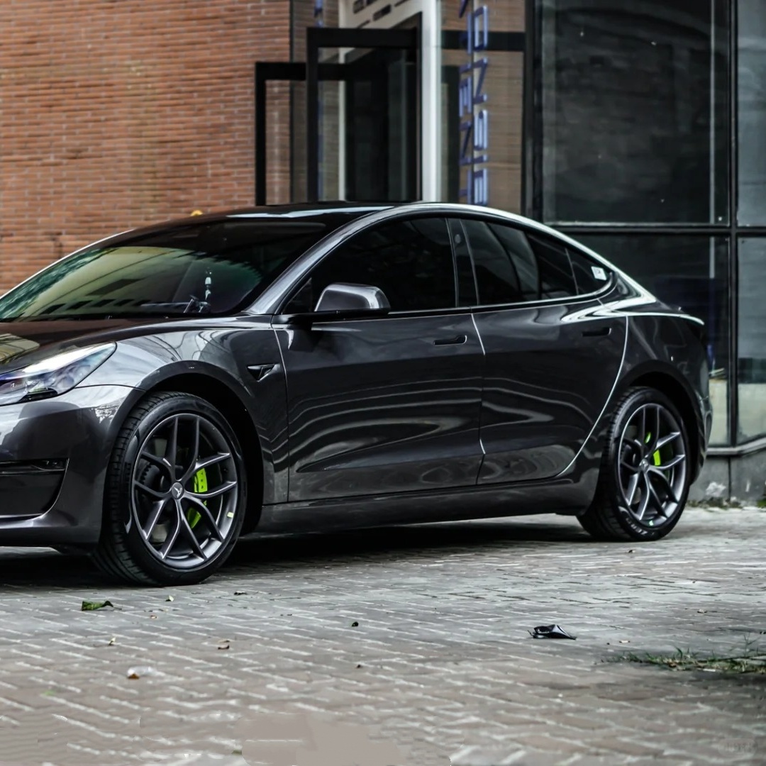 TPU Liquid Metallic Ebony Gray Paint Protection Film