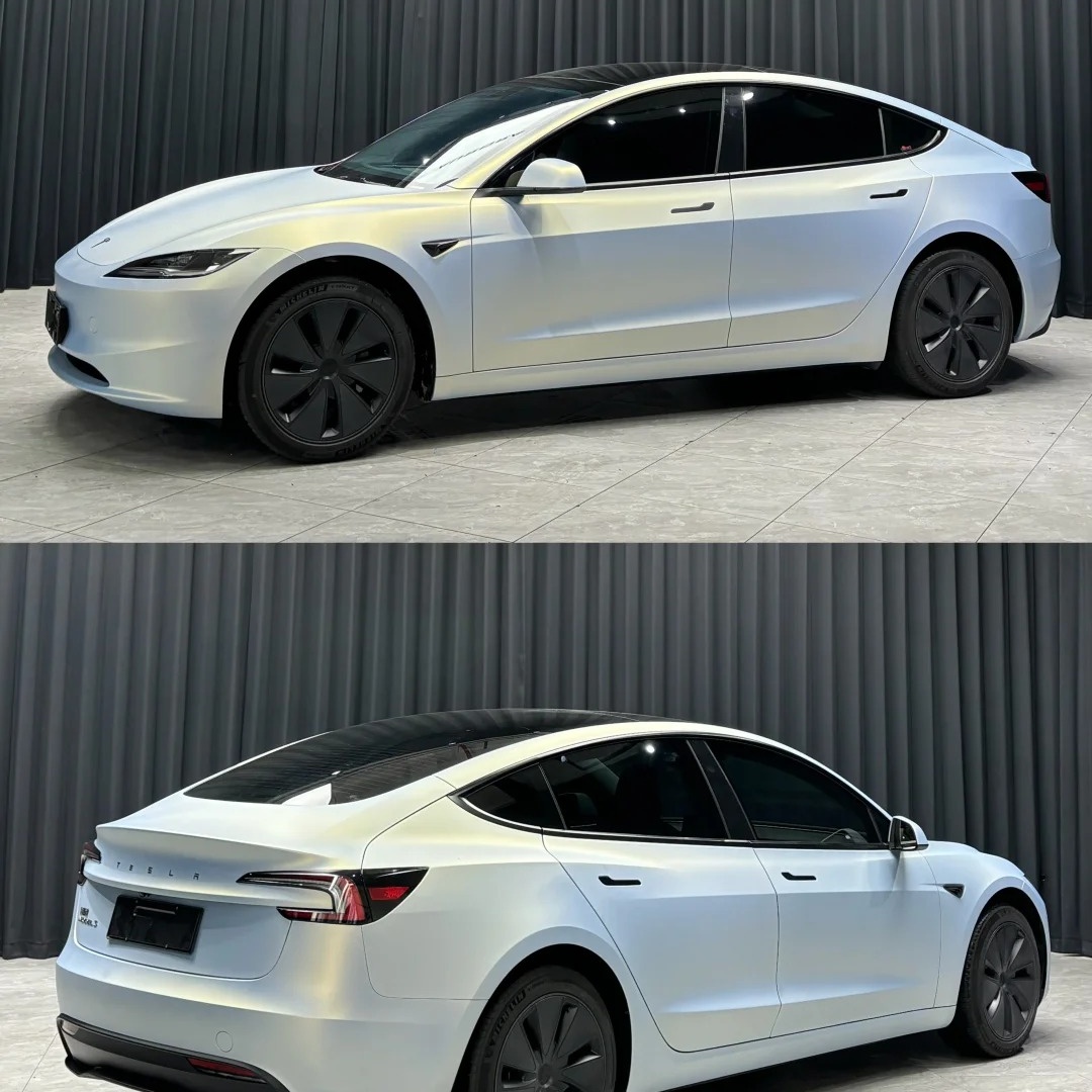 TPU Matte Blue Charm Gold Paint Protection Film