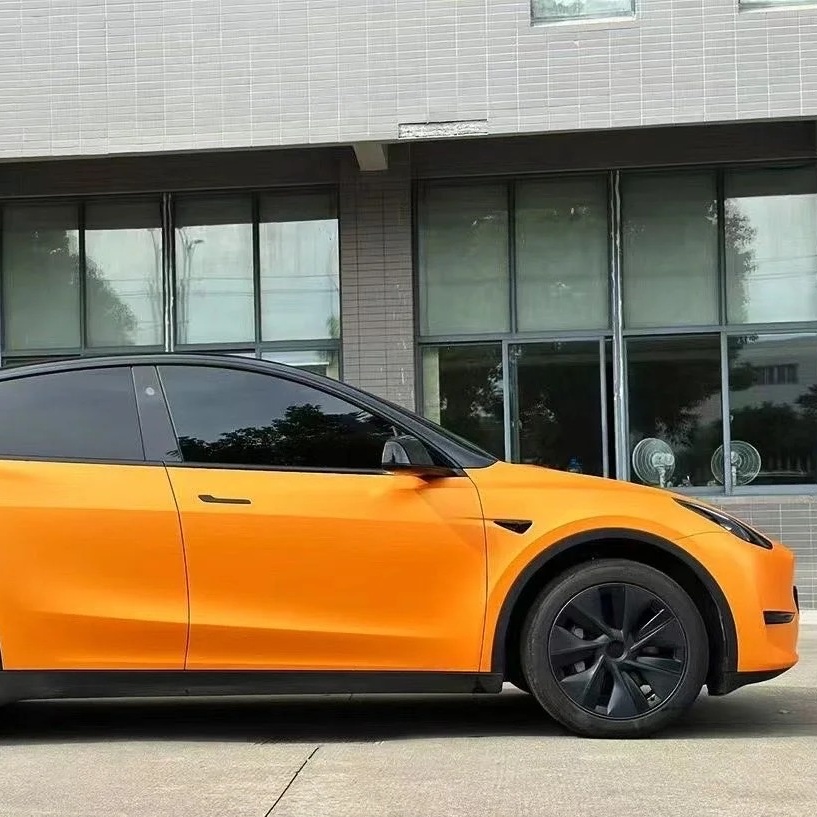 TPU Matte Shining Orange Paint Protection Film