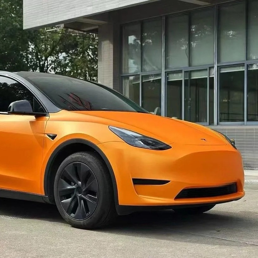 TPU Matte Shining Orange Paint Protection Film