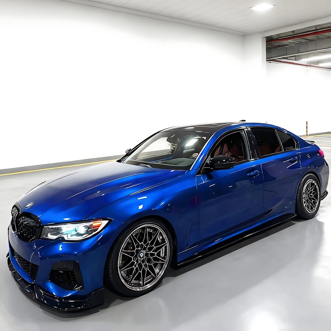 TPU Metallic Sepang Blue Paint Protection Film