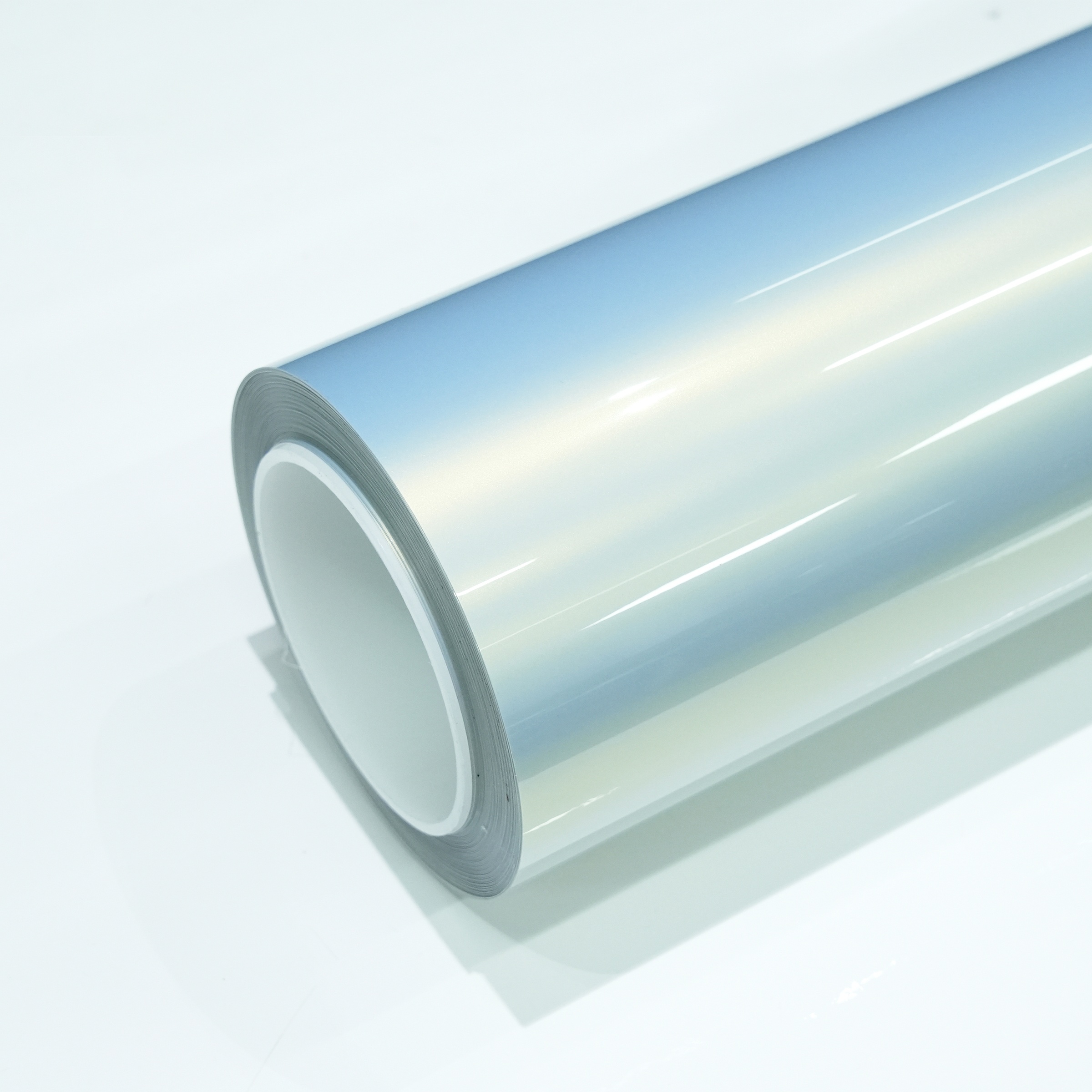 TPU Gloss Blue Charm Gold Paint Protection Film