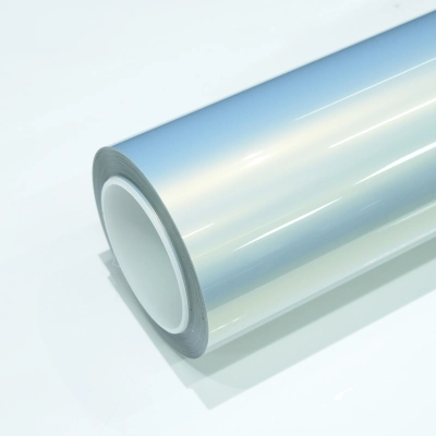 TPU Gloss Blue Charm Gold Paint Protection Film 01