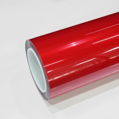 TPU Glossy Magic Flame Gold Red Paint Protection Film 01